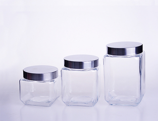 大号方形玻璃储物罐
