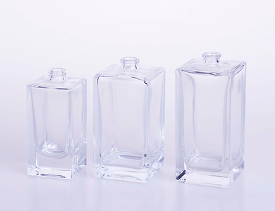 50ml 100ml 可定制扁平方形玻璃香水瓶