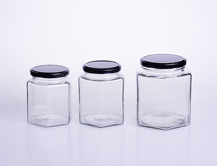 六角玻璃蜂蜜罐